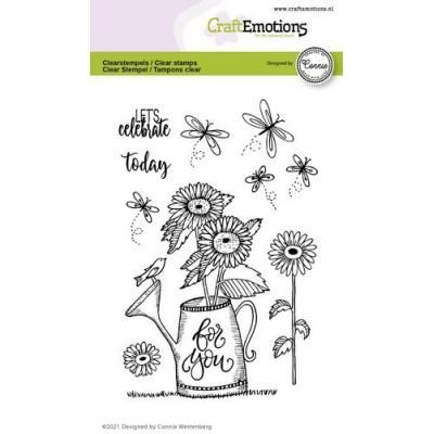 CraftEmotions Clear Stamps - Gießkanne-For You